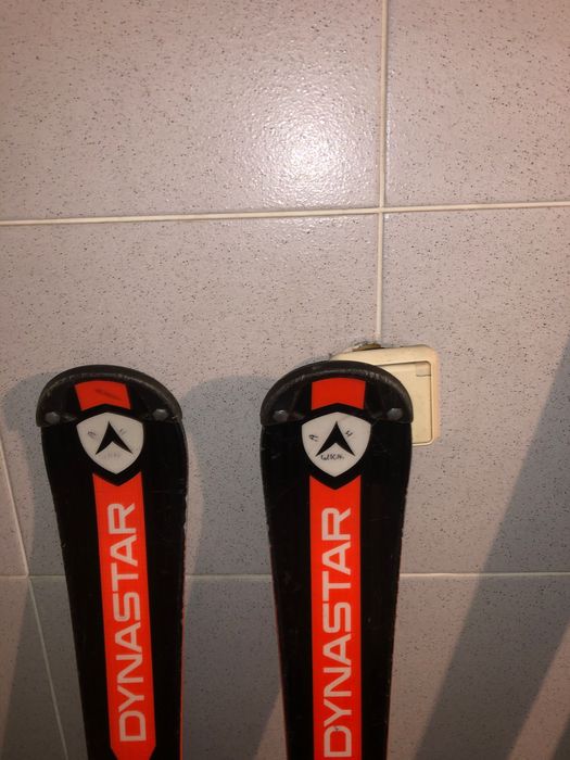 Narty slalomowe Dynastar 132cm + wiązania look SPX 10