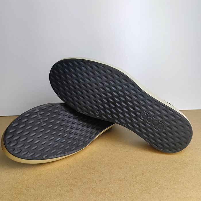 Ecco Soft  wysuwane półbuty męskie r. 44 skóra naturalna!