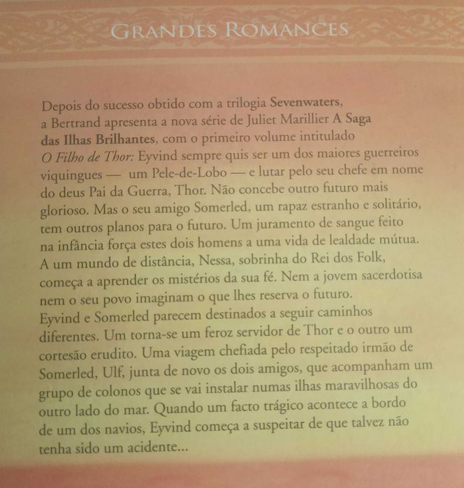 O Filho de Thor - Juliet Marillier