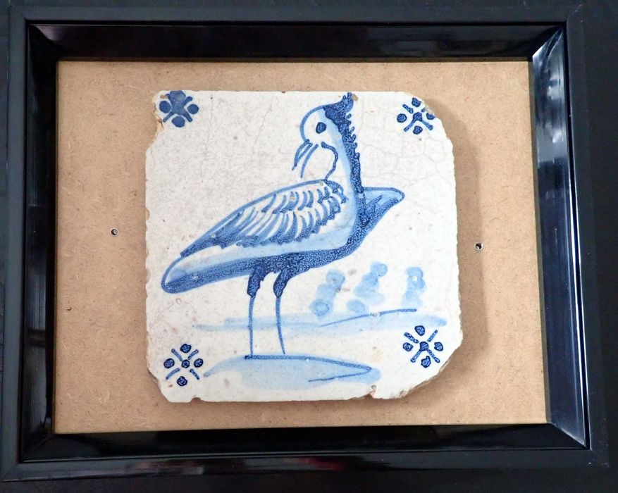 AZULEJO sec XVIII com pássaro