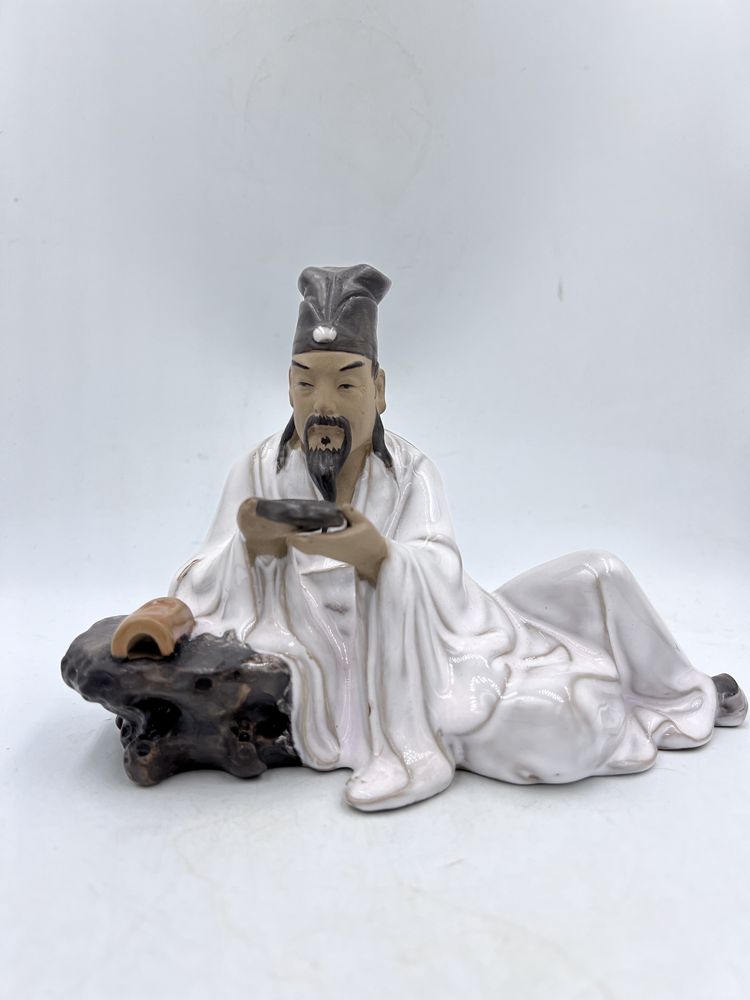 Chińska figurka vintage Mudman Shiwan Ceramic C1