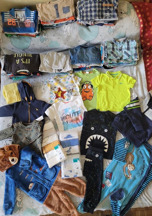 Ubranka dla chłopca 86/92 mega paka