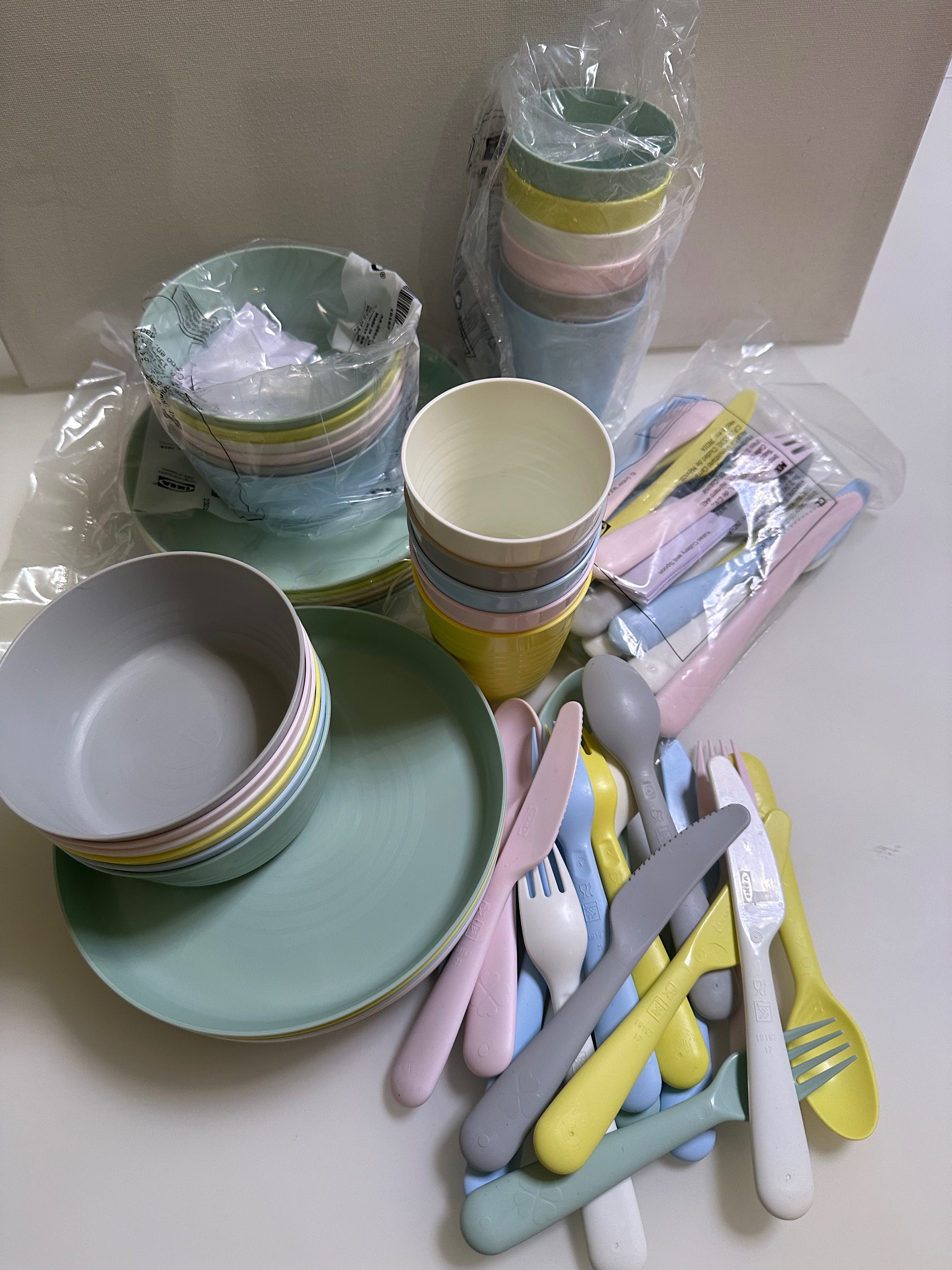 Посуд дитячий посуд для пікніка ікея ikea в наявності kalas