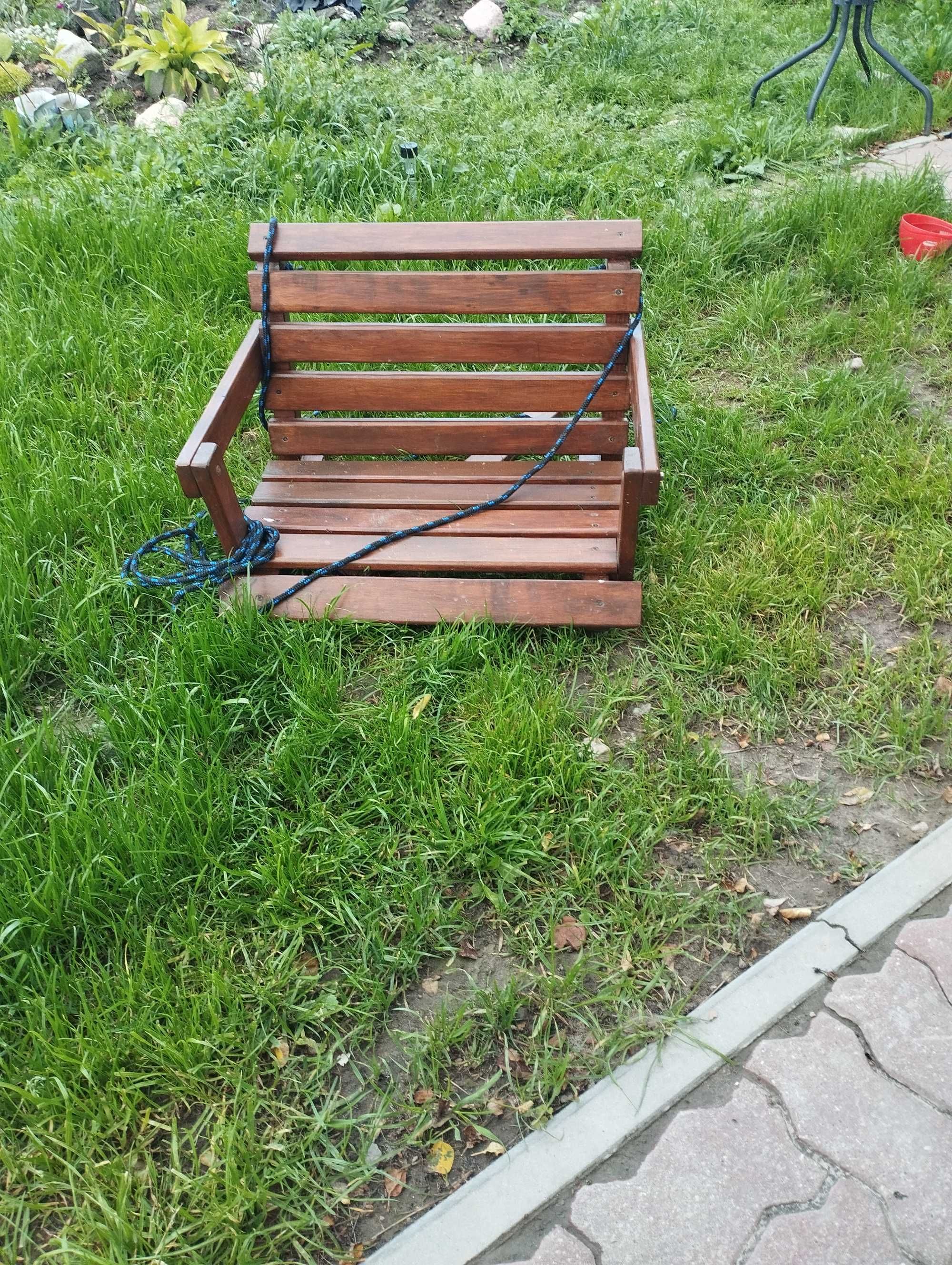Huśtawka ogrodowa, jednoosobowa