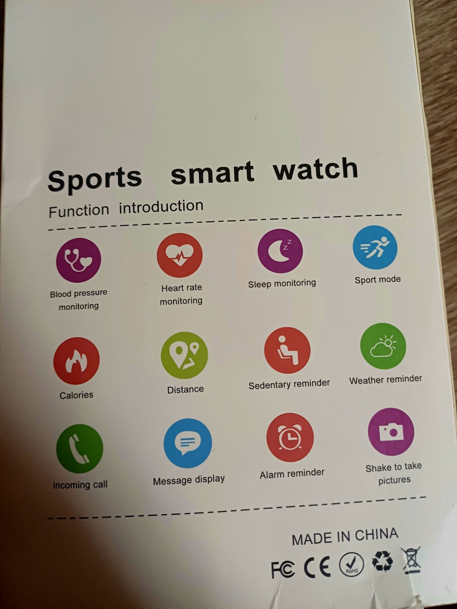 Часы sport smart watch
