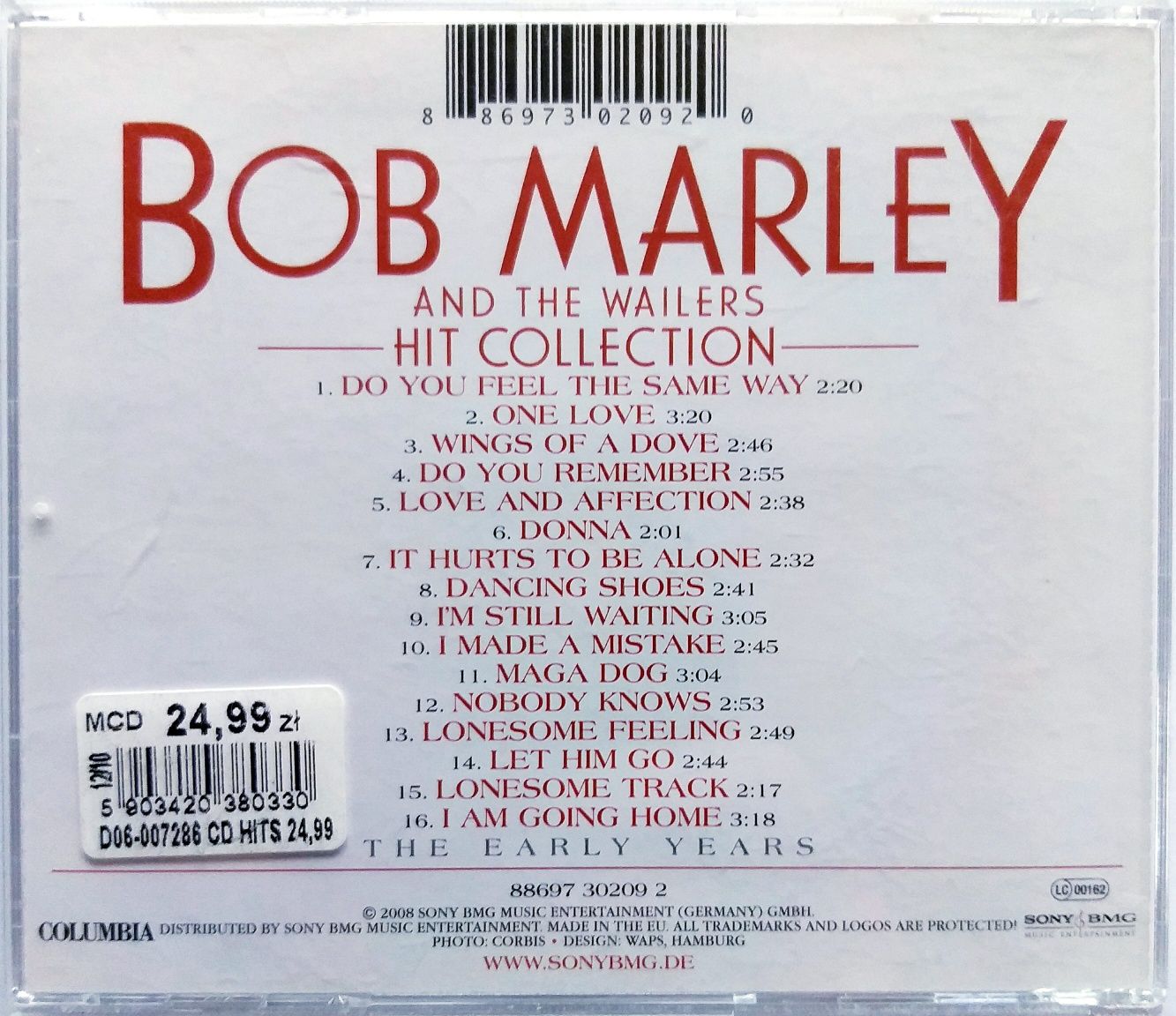 Bob Marley Hit Collection 2007r