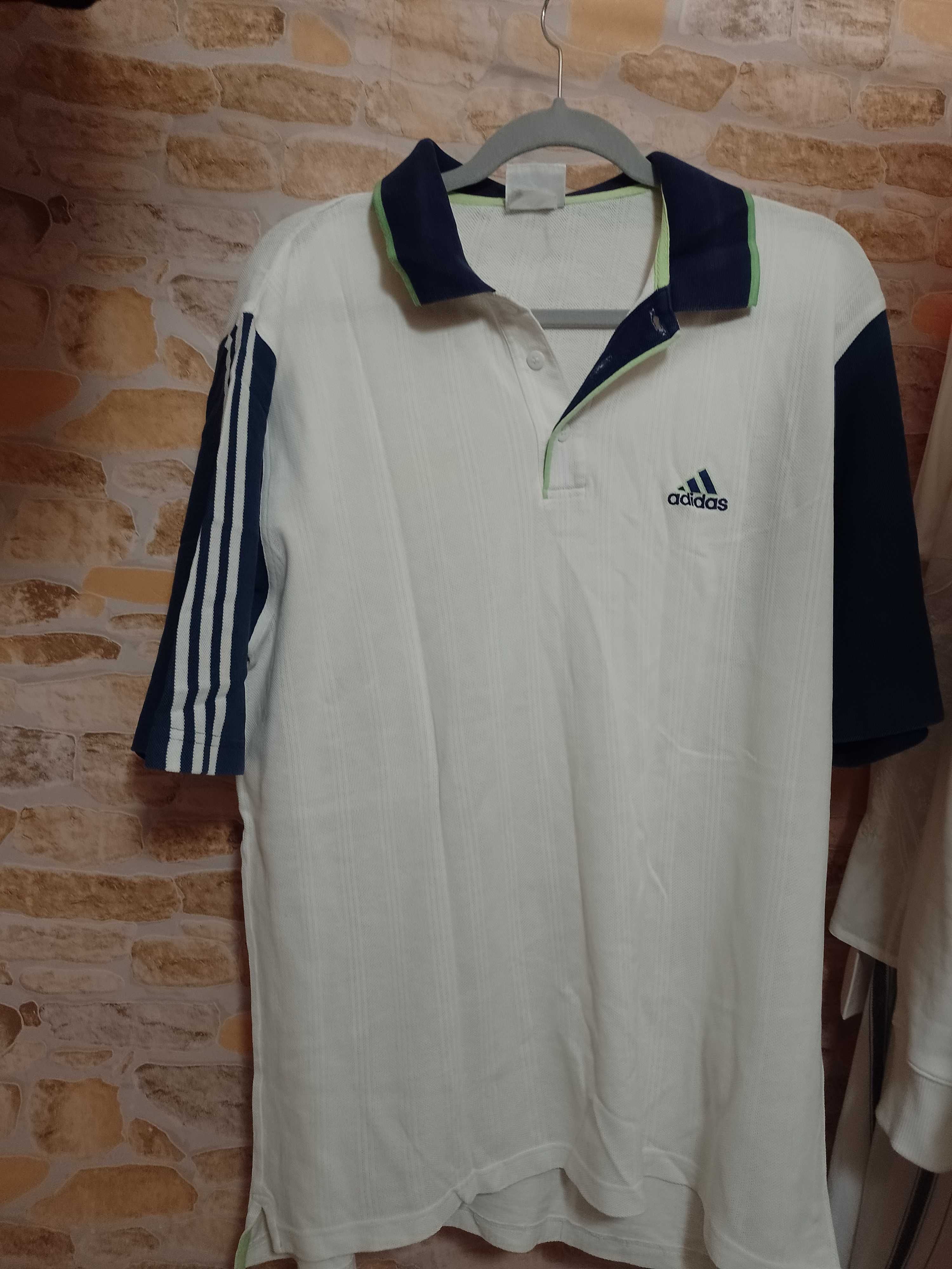 (L) ADIDAS/ Koszulka Polo, podkoszulka z kołnierzykiem