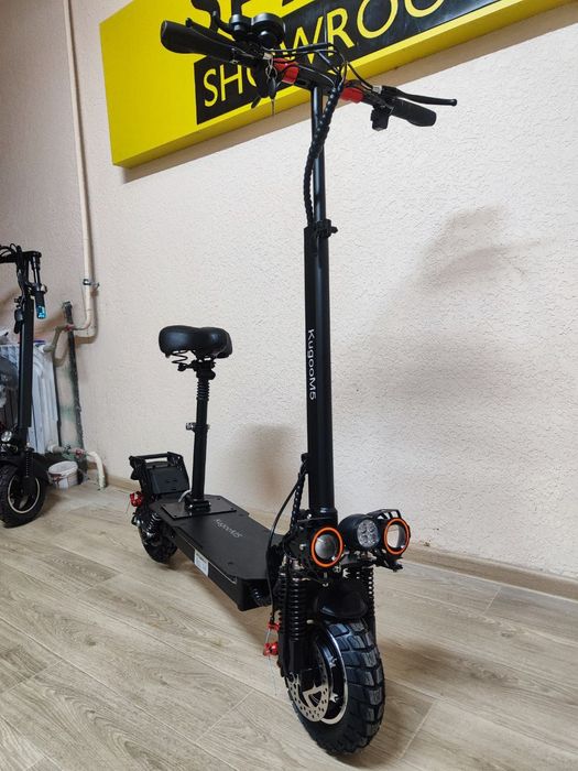 Електросамокат Kugoo M5 повний привід з сидінням