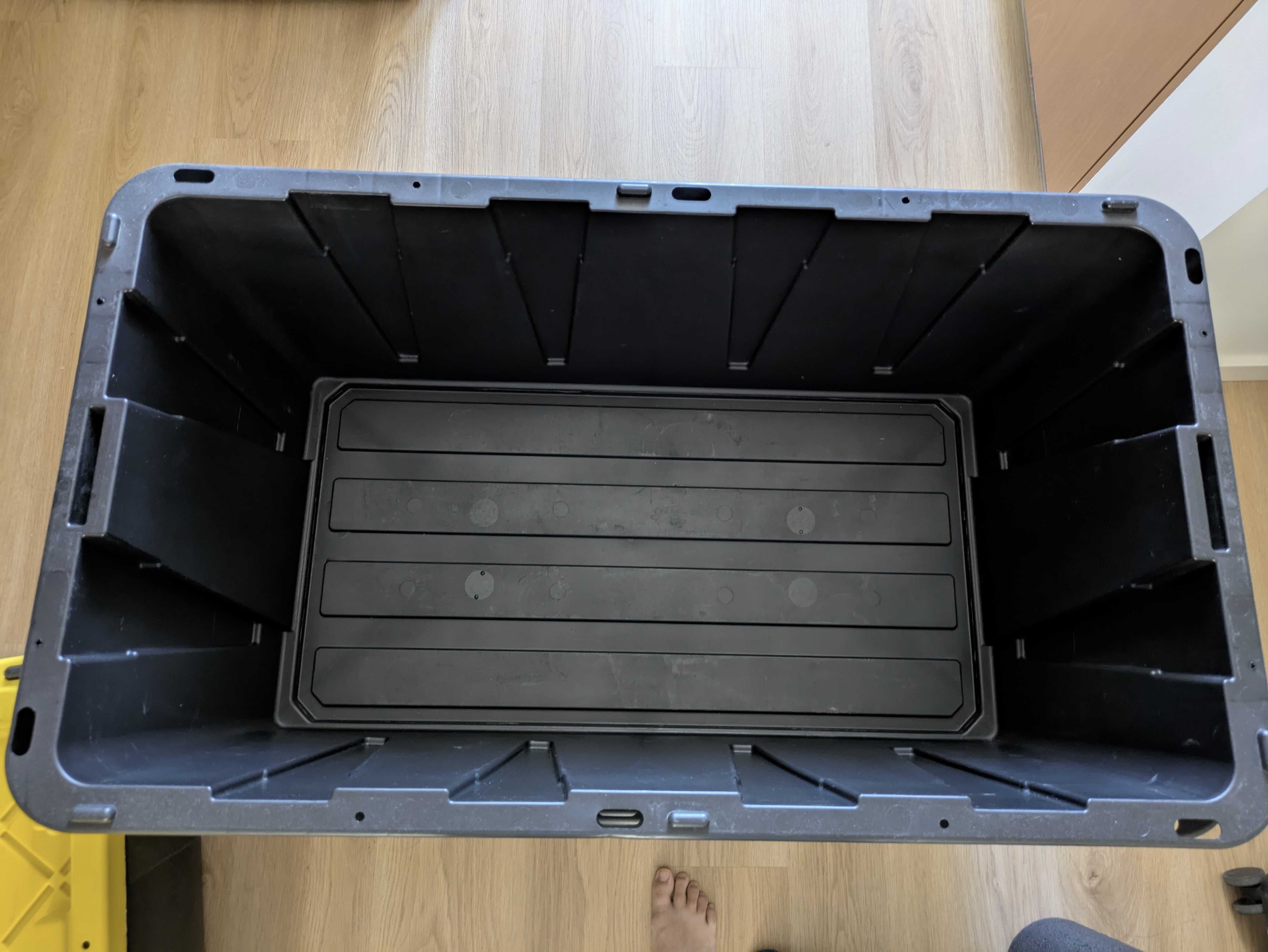 6x Heavy Duty Storage Boxes