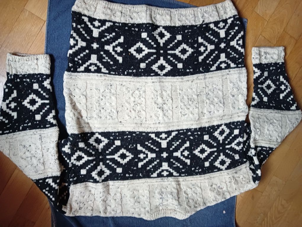 Męski sweter wełniany XL/XXL Tyroll Alpy 100% wełna Norway woll