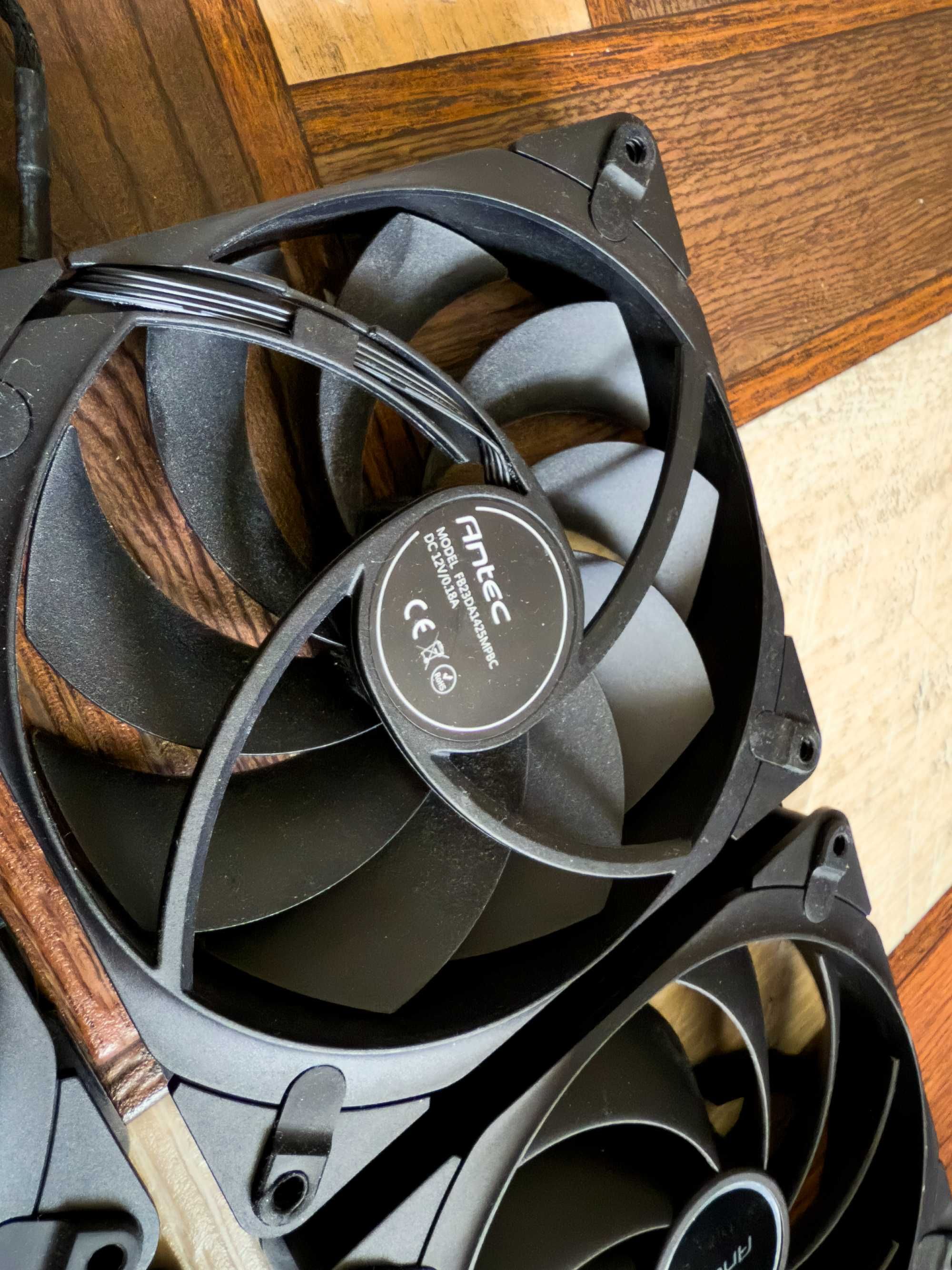 4x Antec Tranquil 140mm PWM Вентилятори. Система охолодження ПК