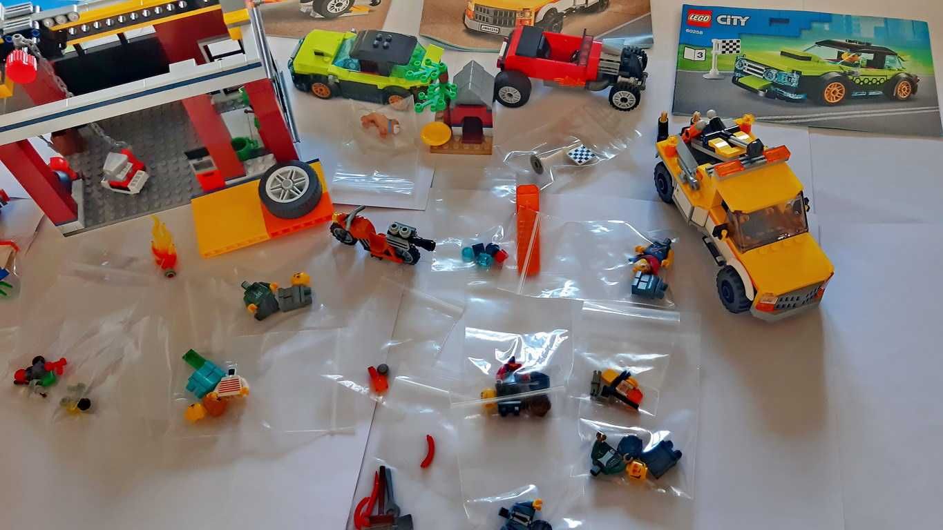 Lego City 60258 Tuning Workshop em peças novas montado