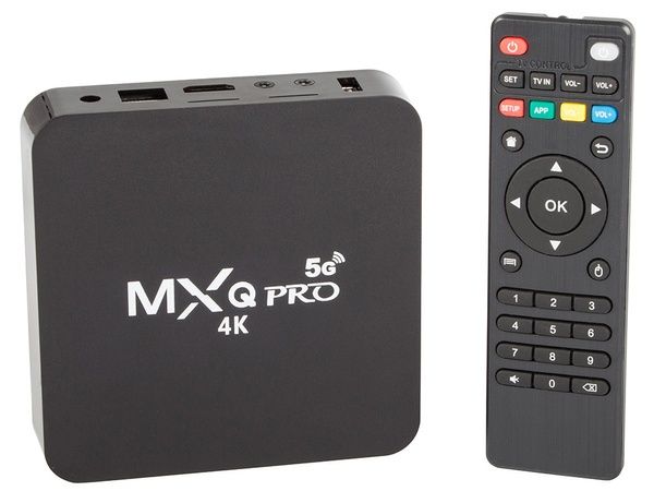 Odtwarzacz multimedialny HDMI USB Smart TV Box android 4K pilot