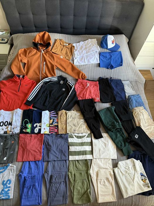 Paka ubrań 122 38szt. Reima, H&M, Adidas, Quechua, Sinsay, Coccodrillo