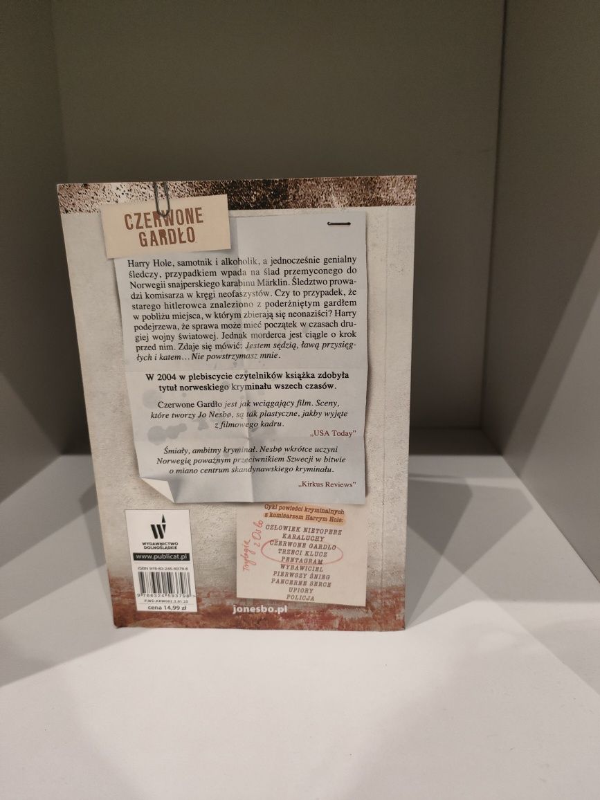 Do negocjacji książka Jo Nesbø „Czerwone Gardło”
