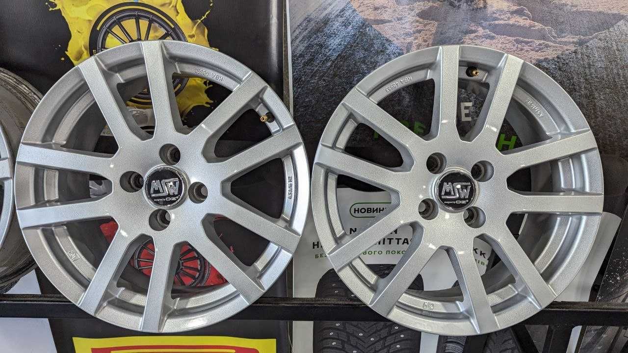 Диски O.Z 4/100 R16 6.5J ET37 dia60.1mm