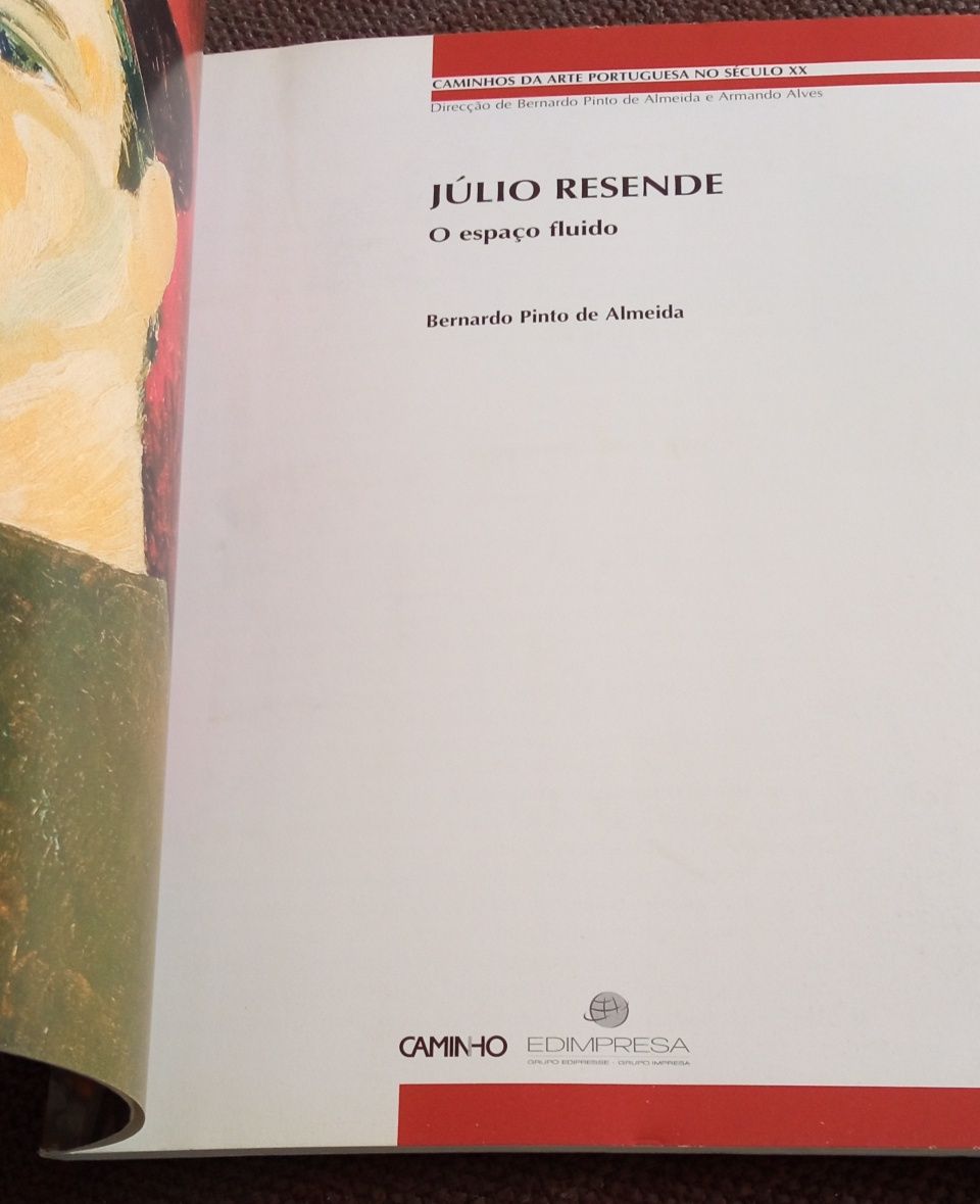 Livro pintura Júlio Resende