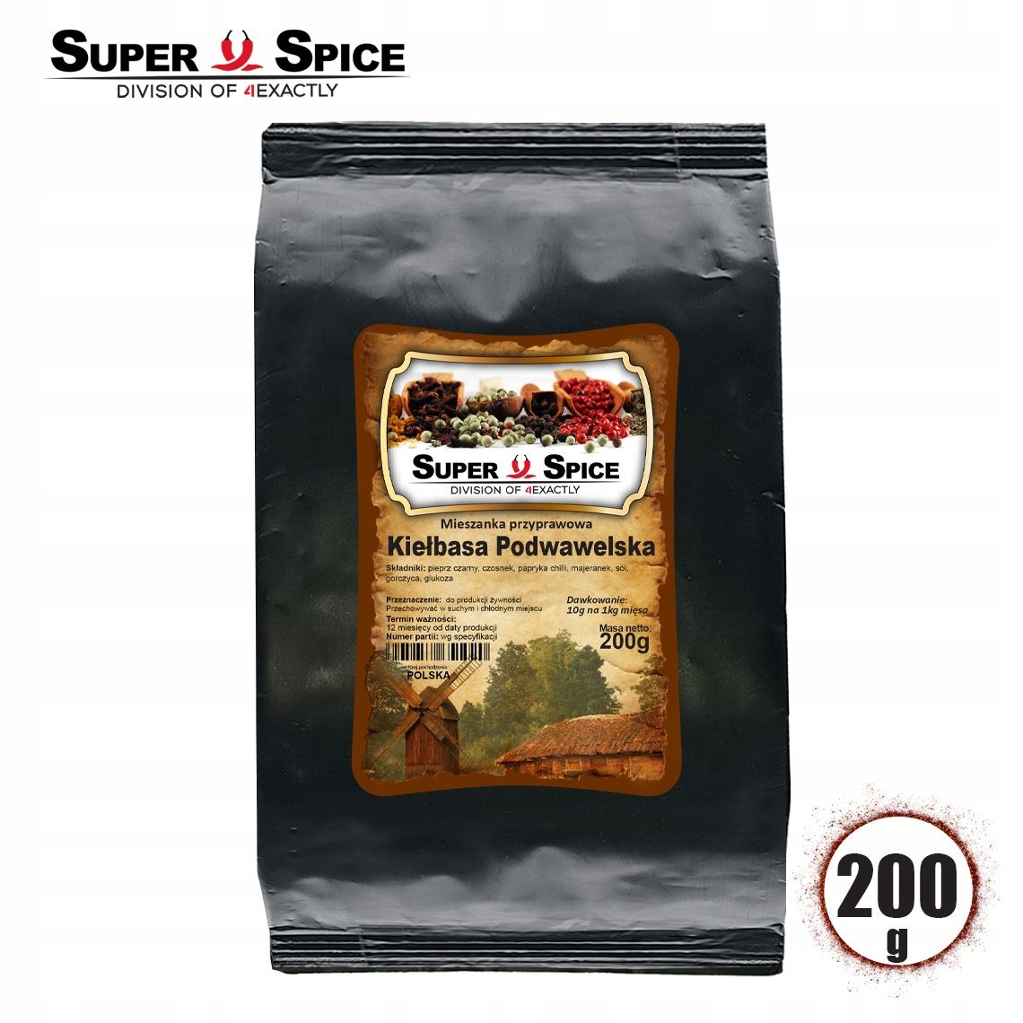 Mieszanka Przyprawowa SuperSpice- Kiełbasa Podwawelska - 200g