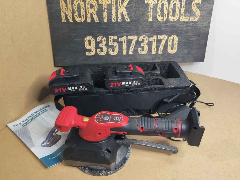 Vibrador para assentar azulejo até 1200 mm. Com 2 Batarias! Garantia.