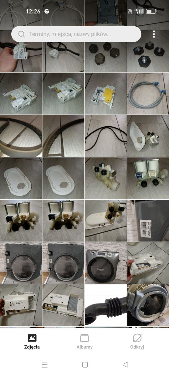 silnik do pralki / PRALKO-SUSZARKA - Hotpoint Ariston AQD1071D 69 EU/B