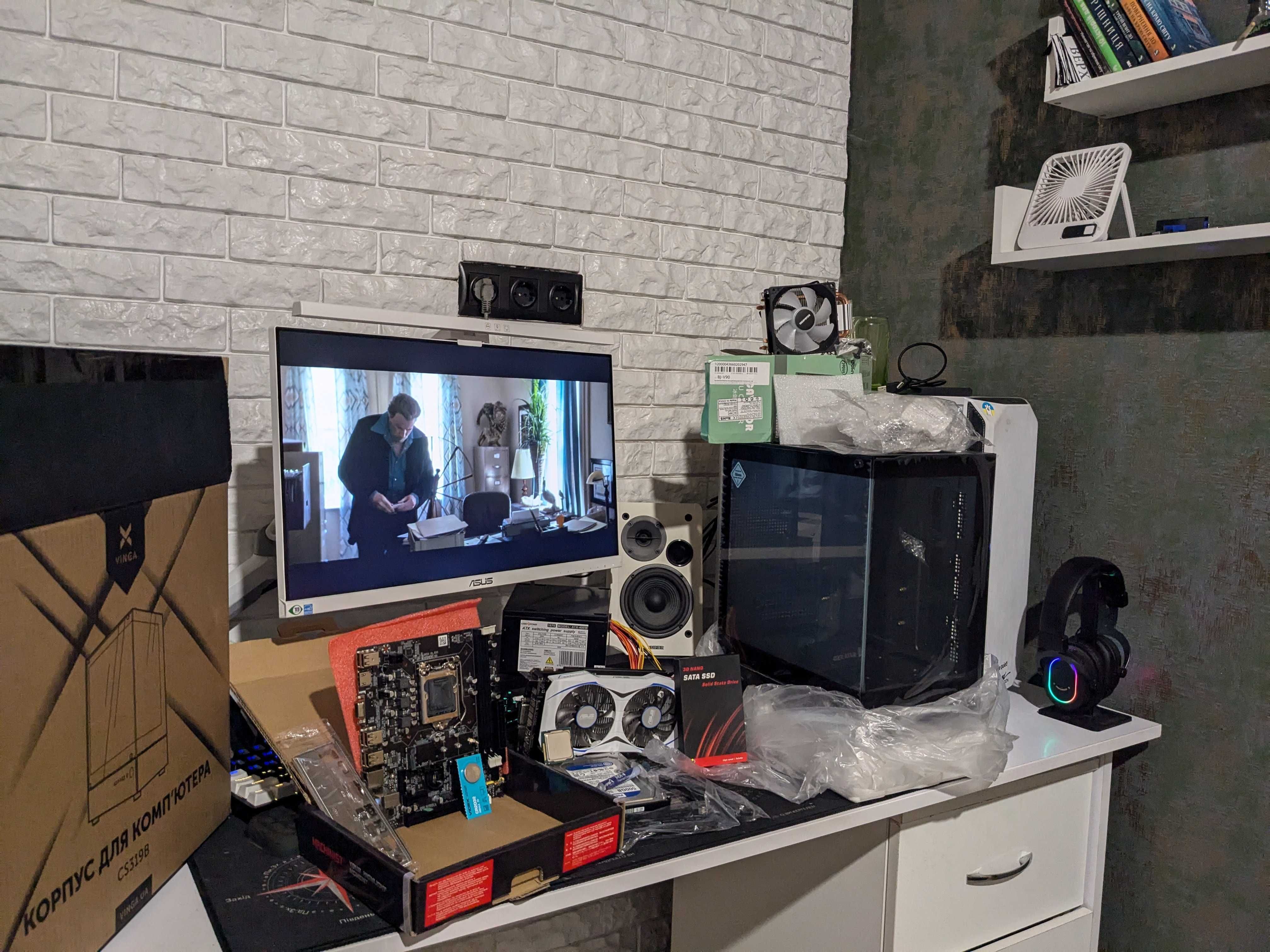 Стилізований Ігровий ПК: RAM 16 GB/ i5 / Asus GTX950 / RGB Башня Win11