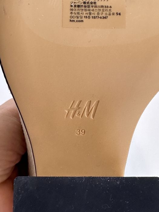 Мюлі H&M бежеві, трендові