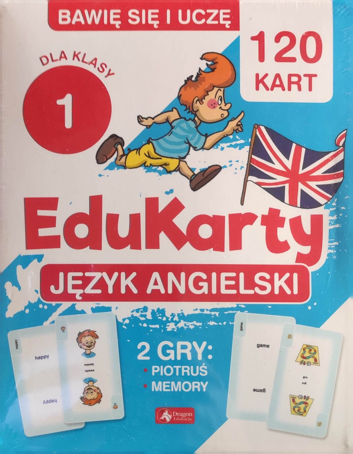 EDUKARTY do gry! Idealne na prezent! Nowe! Memory i Piotruś!