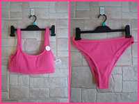 Rozowe Bikini prazkowane r s/m