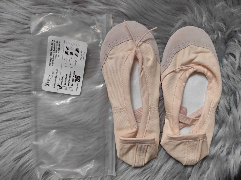 Baletki tradycyjne FREE DANCE rozmiar 35