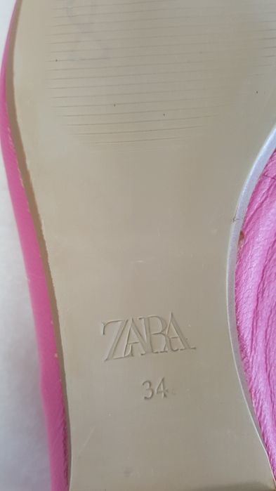 Балетки ZARA шкіряні