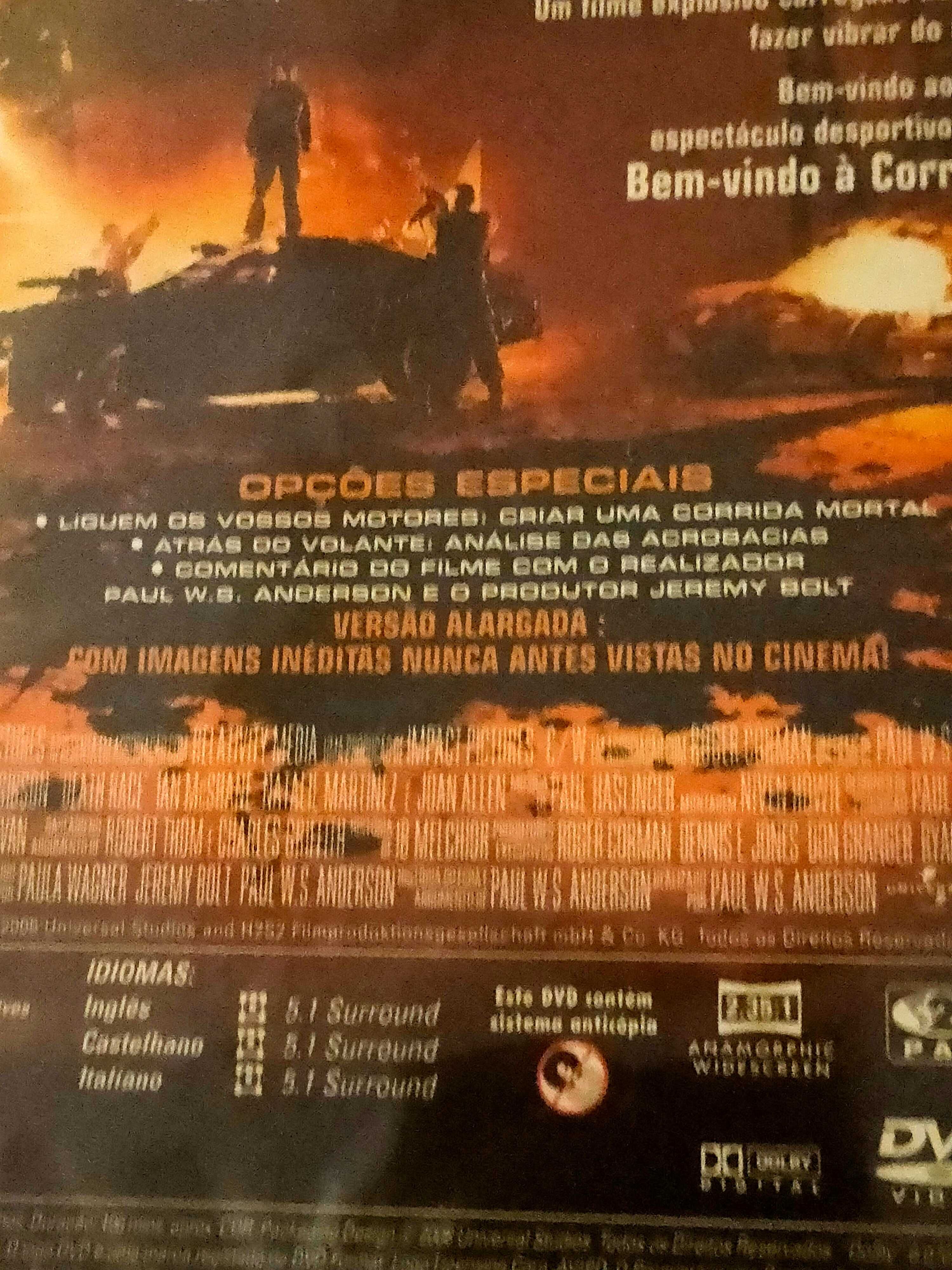 DVD novo ainda fechado Corrida Mortal