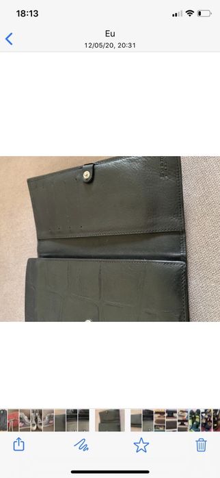 Porta moedas senhora pele preto