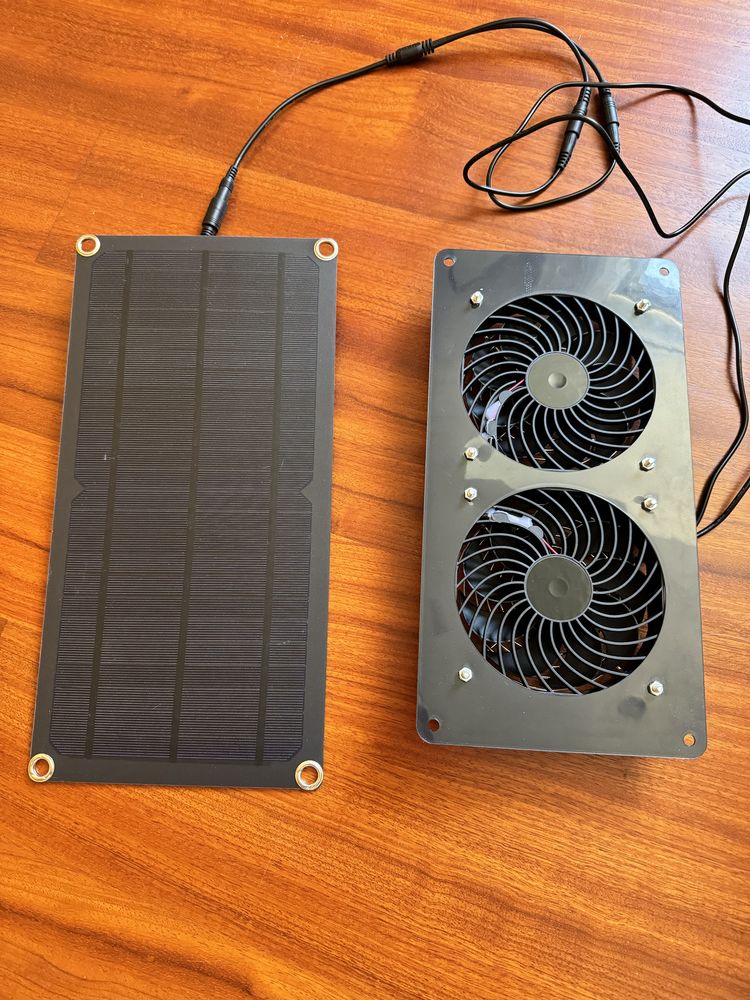Ventilador cooler energia solar