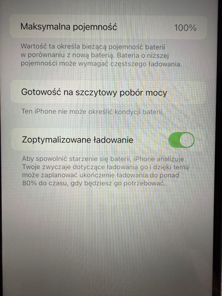 Iphone Xs Max 100 % Kondycji Baterii