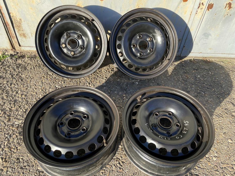 Диски ЖЕЛЗНЫЕ 15 5x112 - 4шт. - Диски 15 VW SKODA AUDI Seat