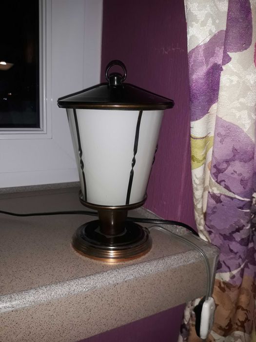 Vintage stara lampka lampion PRL 1976 rok Riga
