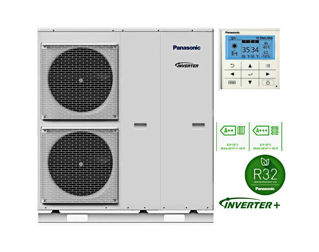 Pompa Ciepła Panasonic Monoblok T-CAP MXC09J3E8 9kW 3 Fazowa