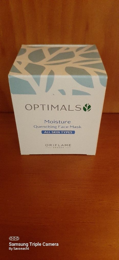 Máscara Facial Hidratante Optimals