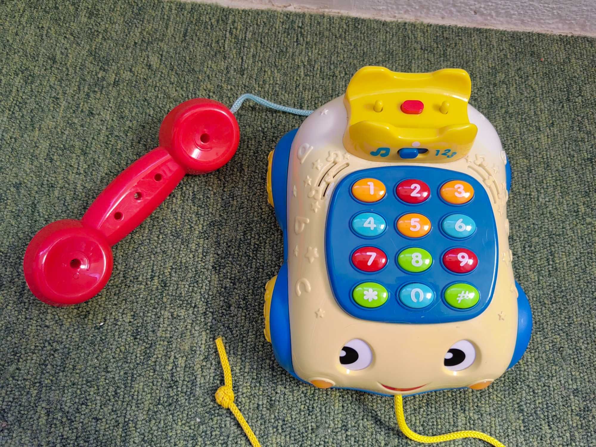 Telefone carrinho teclado numérico de 0 a 9 +12