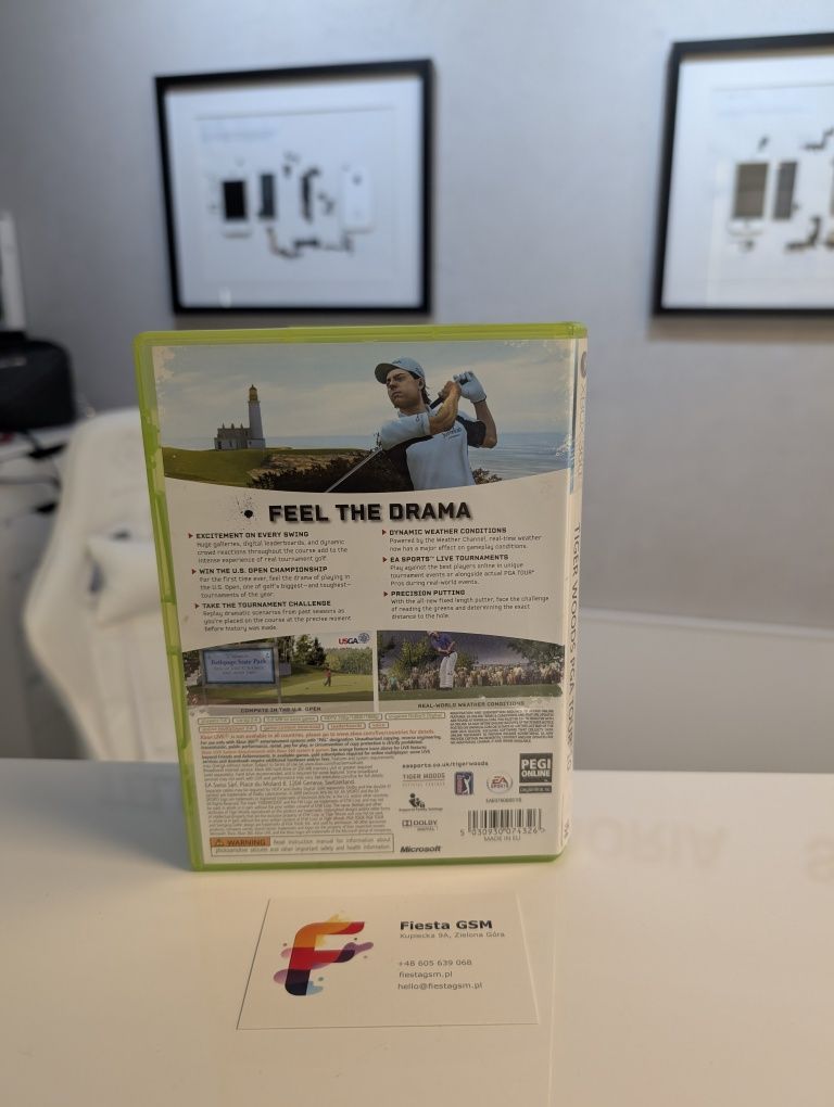 Tiger Woods PGA Tour 10, gra na Xbox 360.
