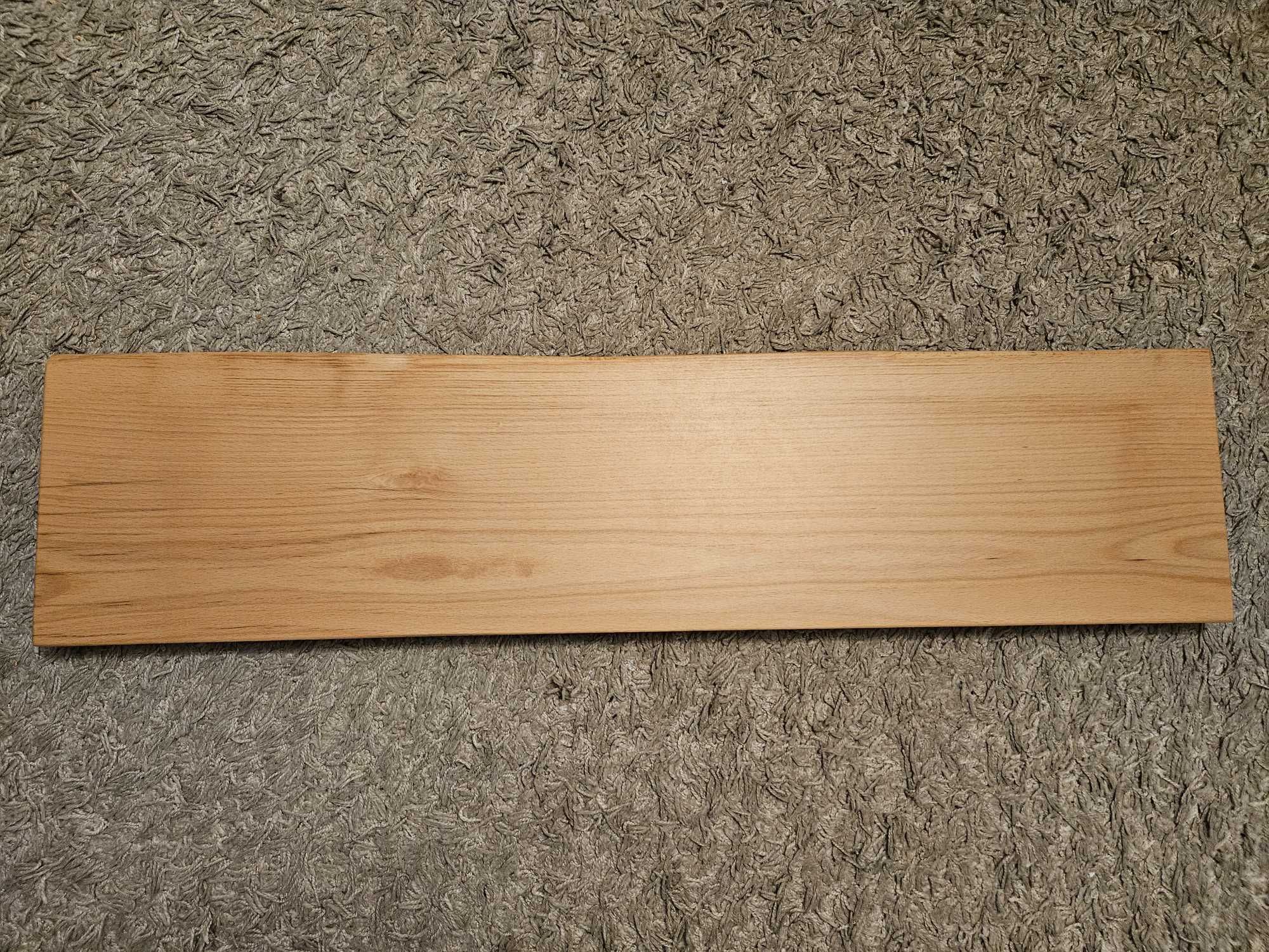 półka z litego drewna loft