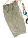 E sportowa spódnica długa Adidas ortalionowa dresowa prosta khaki S 38