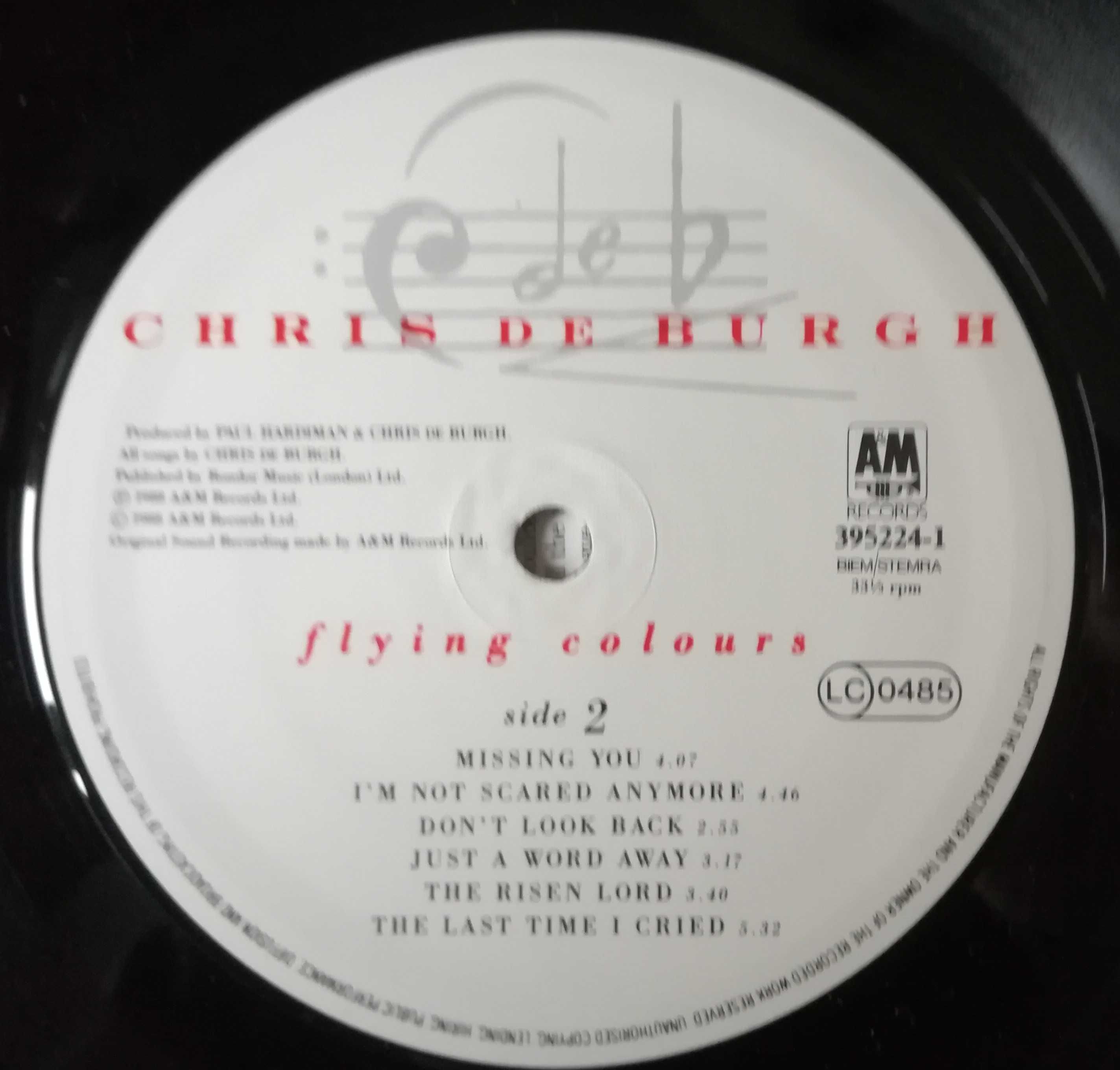 Chris De Burgh - Flying colours - płyta winylowa