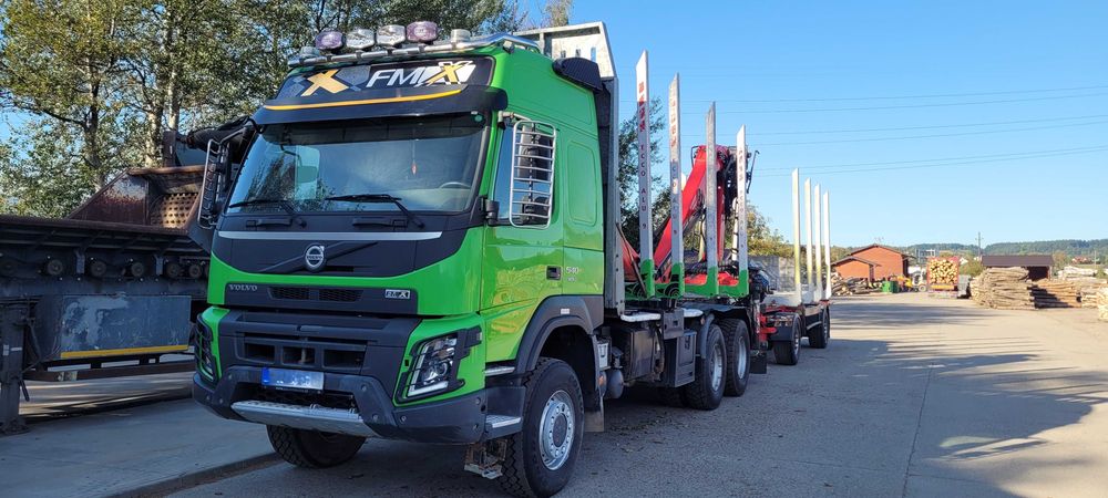 Volvo FMX 540 6x6 do drewna  EPSILON M170Z