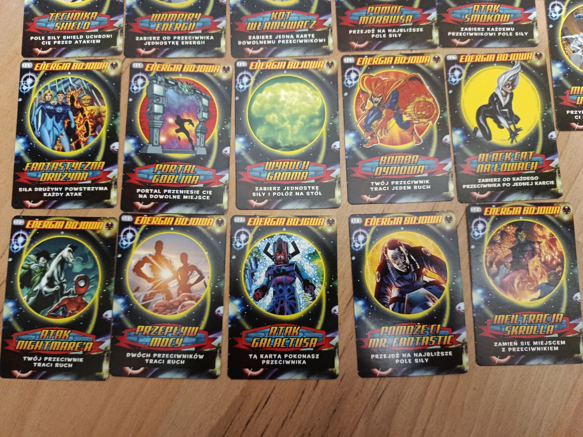 Karty kolekcjonerskie Spider Man