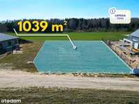 Działka budowlana 1039 m² z prądem i WZ