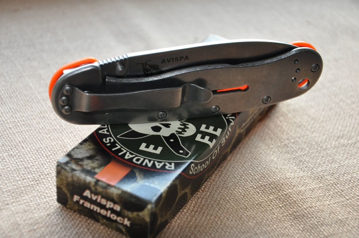 ESEE Avispa Stonewash AUS-8 Orange. Оригінал із США.