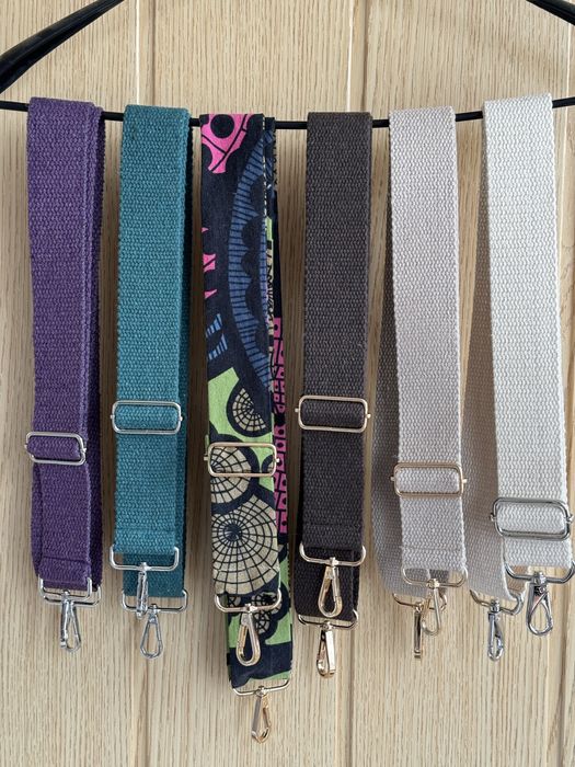 Зʼемний текстильний   регулюемий ремінь для сумки