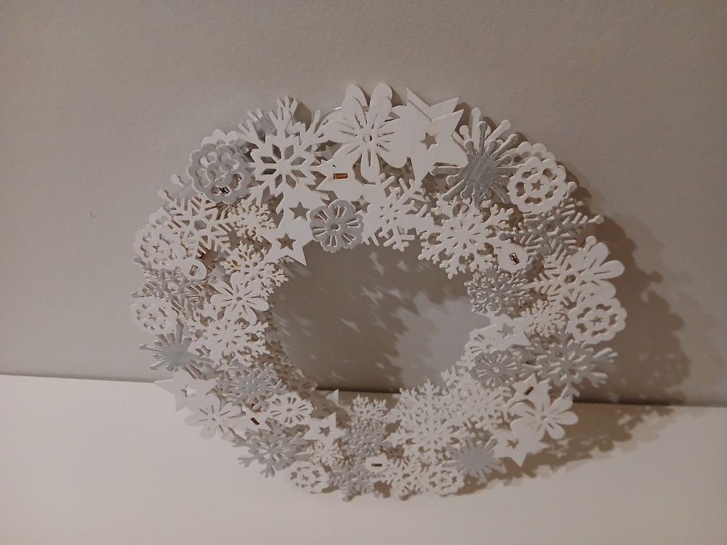 Decoração de madeira com LEDs