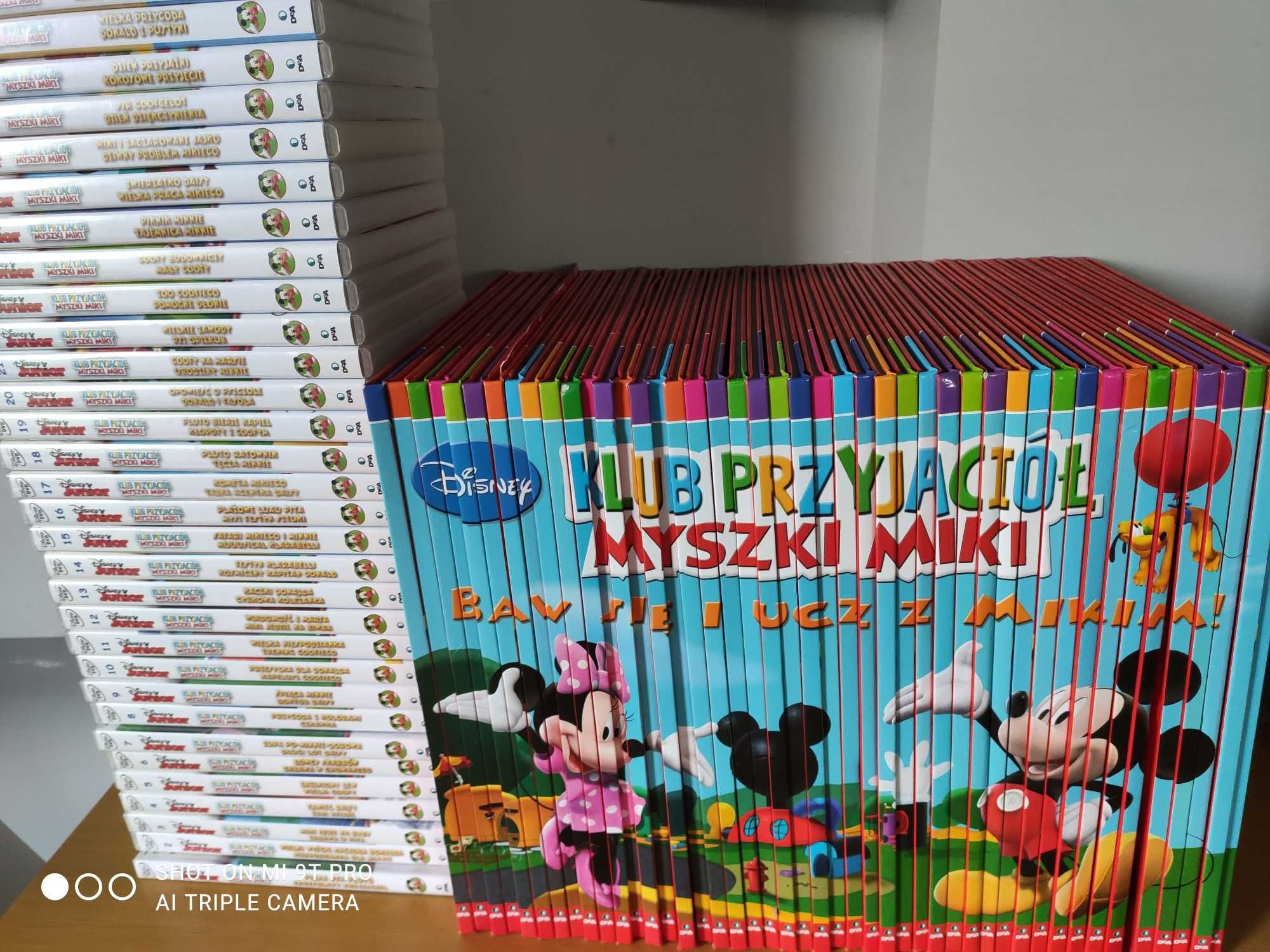 Kolekcja Klub Przyjaciół Myszki Miki książki szt45+DVD Minnie,poduszka